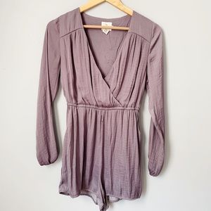 Alice + UO silk romper - size S